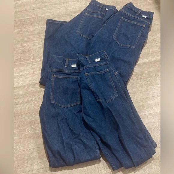 Men’s Unifirst work jeans 100 % cotton New 34x32 4 pairs - Picture 1 of 4